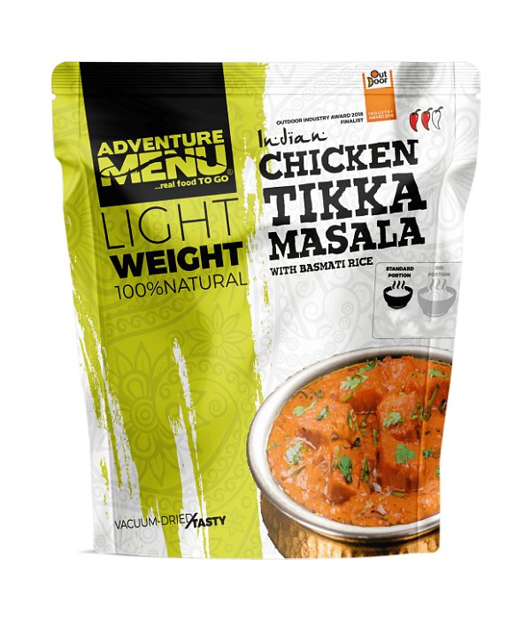 Adventure Menu Kuře Tikka Masala s rýží basmati jednoporce, jednoporce